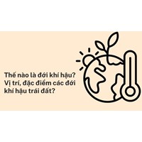 Thế nào là đới khí hậu? Vị trí, đặc điểm các đới khí hậu trái đất?