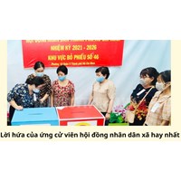 Lời hứa của ứng cử viên hội đồng nhân dân xã hay nhất