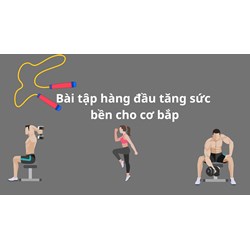 Bài tập hàng đầu tăng sức bền cho cơ bắp