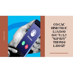 Có các hình thức lừa đảo đầu tư lỡ "sập bẫy" thì phải làm gì?