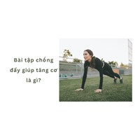 Bài tập chống đẩy giúp tăng cơ là gì?
