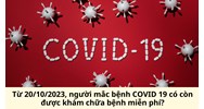 Người mắc bệnh COVID 19 có còn được khám chữa bệnh miễn phí?