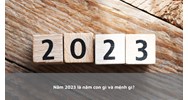 Năm 2023 là năm con gì và mệnh gì?