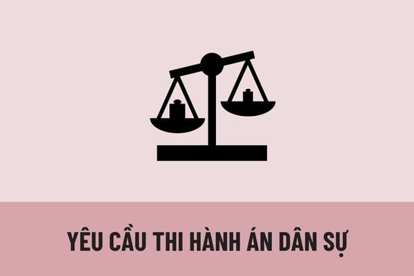 Yêu cầu thi hành án dân sự