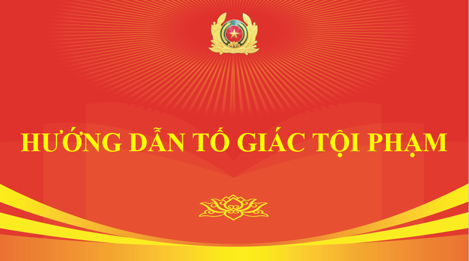 Tố giác tội phạm